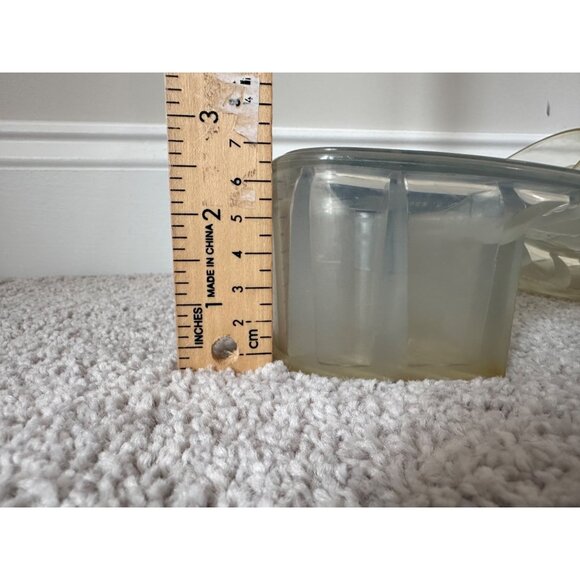 Gucci Size 11 Logo Transparent Clear Chunky Mule Sandals Block Heel Slides - Picture 7 of 16